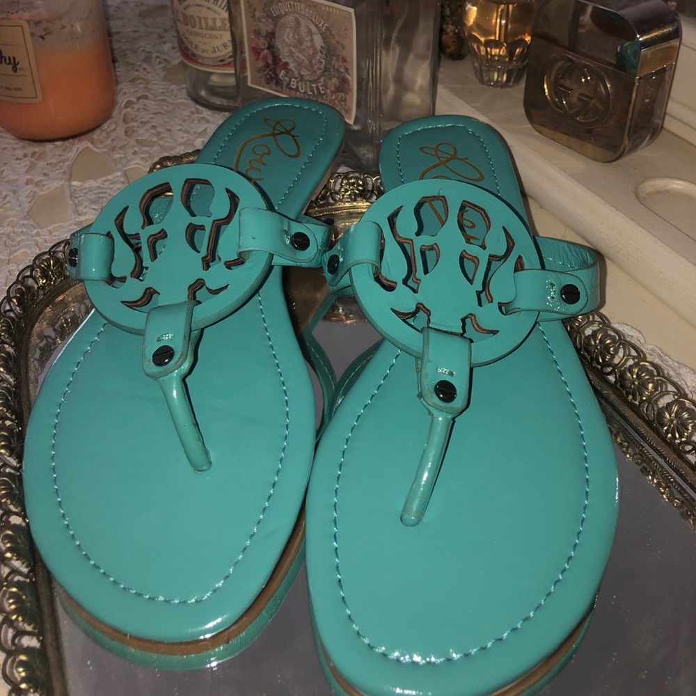 Turquoise Sandals - Picture 3 of 3